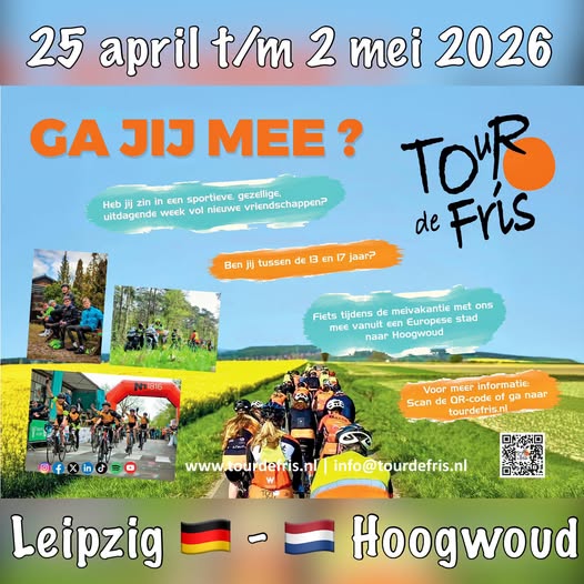 Komend jaar is er in de meivakantie natuurlijk weer Tour de Fris.